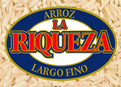 Isologotipo Arroz La Riqueza. Diseño corporativo, branding, manuales de identidad corporativa, logotipos, marcas