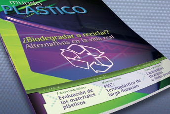 Diseño, maquetación y producción gráfica Revista Mundo Plástico, diseño editorial, revistas, folletos, catálogos, flyers