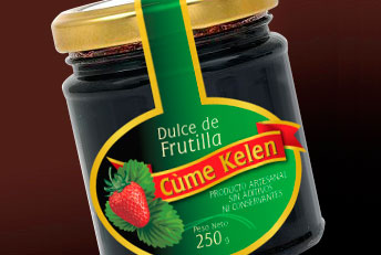 Diseño etiquetas Dulces y Conservas Cume Kelen. Envases en general, bolsas, etiquetas