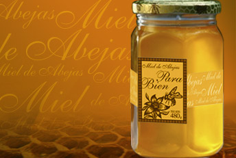 Etiqueta Miel Para Bien. Envases en general, bolsas, etiquetas