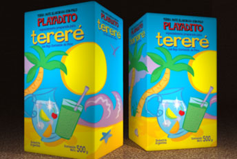 Envase Yerba Playadito Tereré. Envases en general, bolsas, etiquetas